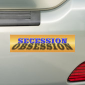 Secessionオブセッション バンパーステッカー (車上)