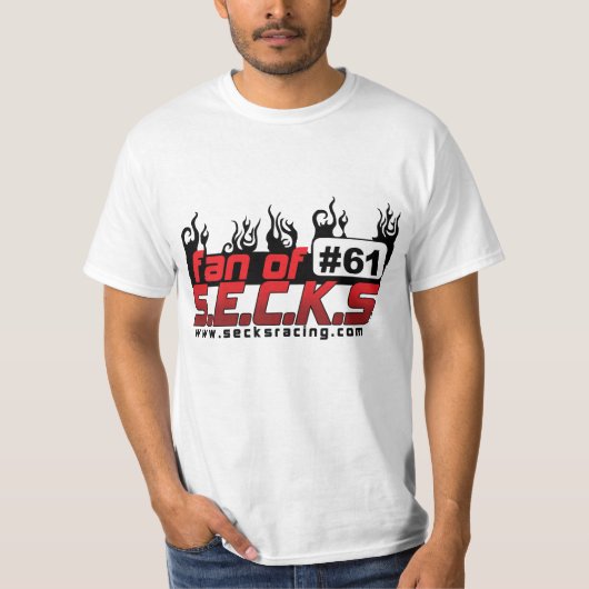 Secks #61のTシャツのファン Tシャツ (正面)