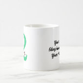 Second 2 Year Anniversary with Personalization  コーヒーマグカップ (中央)