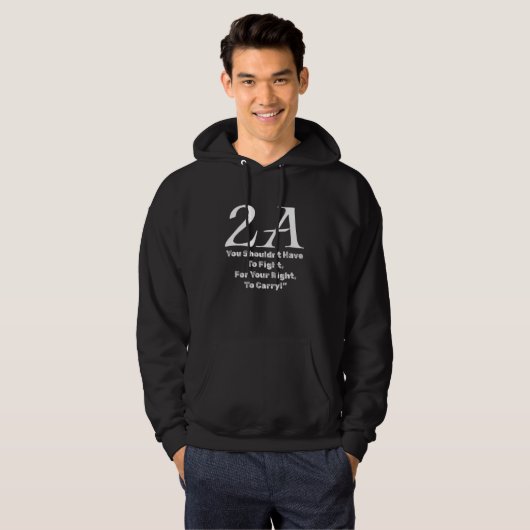 Second Amendment Hoodie パーカ (正面フル)