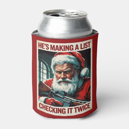 Second Amendment Santa Can Cooler | Gun Rights 缶クーラー (缶正面)