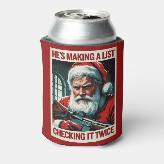 Second Amendment Santa Can Cooler | Gun Rights 缶クーラー (缶裏面)