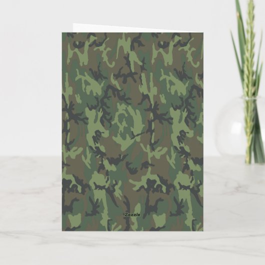 Second Amendment Santa Christmas Card Conservative カード (裏面)