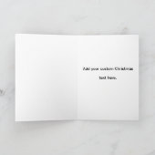 Second Amendment Santa Christmas Card Patriotic  カード (内部)