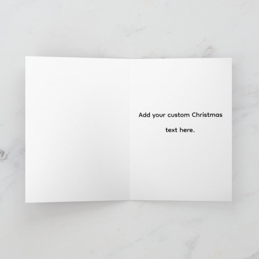 Second Amendment Santa Christmas Card Patriotic カード (内部)