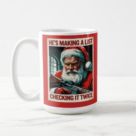 Second Amendment Santa Mug 2A Christmas Coffee Cup コーヒーマグカップ