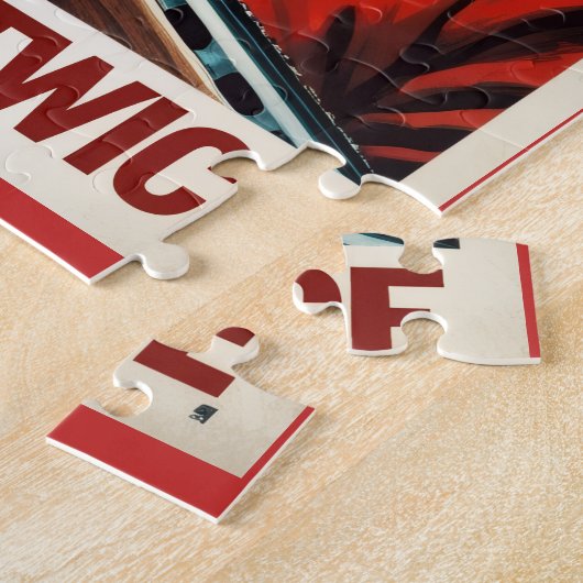 Second Amendment Santa Puzzle | Gun Rights Jigsaw ジグソーパズル (側面)