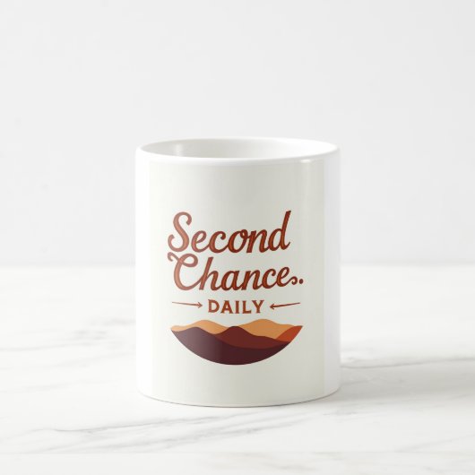 Second Chance Daily" Kid's T-Shirt   コーヒーマグカップ (中央)