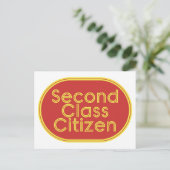 Second Class Citizen Post Office Postcard シーズンポストカード (スタンド正面)