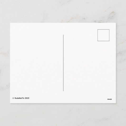 Second Class Citizen Post Office Postcard シーズンポストカード (裏面)