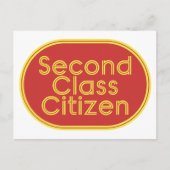 Second Class Citizen Post Office Postcard シーズンポストカード (正面)