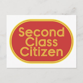 Second Class Citizen Post Office Postcard シーズンポストカード