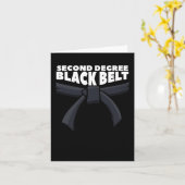 Second Degree Black Belt Martial Arts Karate 1  カード (黄色い花)