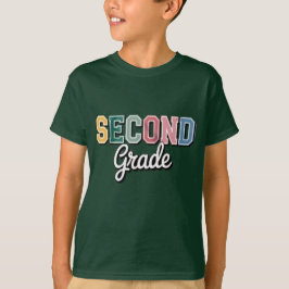 Second Grade – Colorful Back to School Design Tシャツ