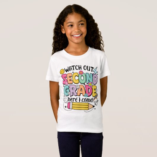 Second Grade, Full Speed Ahead! Tシャツ (正面フル)