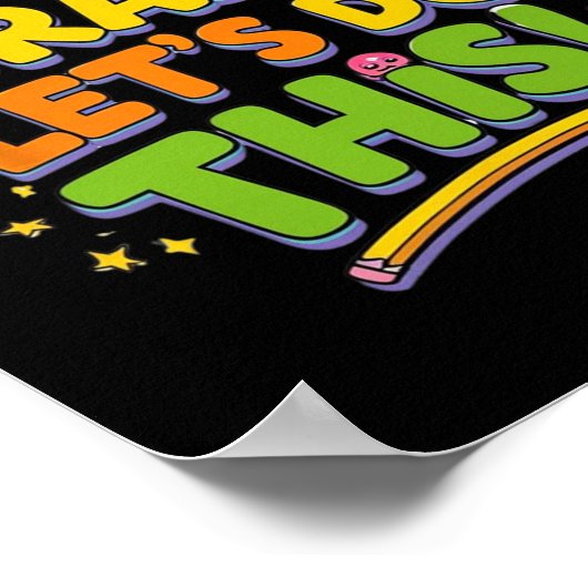 Second Grade Let's Do This Back To School Kids ポスター (角)