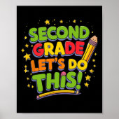Second Grade Let's Do This Back To School Kids ポスター (正面)