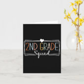 Second Grade Squad Teachers Kids 2nd Grade Ck To S カード (黄色い花)