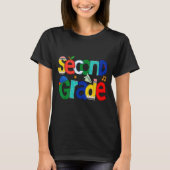 Second Grade Student School Clroom Learning Educat Tシャツ (正面)