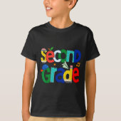 Second Grade Student School Clroom Learning Educat Tシャツ (正面)