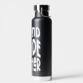 Second Grade Teacher Minimalist Text ウォーターボトル (左面)