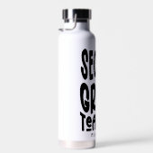 Second Grade Teacher Simple Text ウォーターボトル (右面)