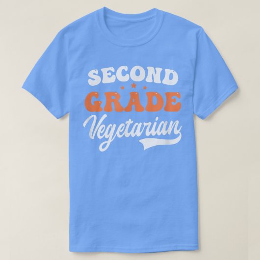 Second Grade Vegetarian Design Meat Eater T-Shirt Tシャツ (デザイン正面)