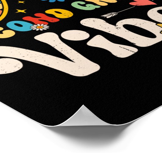 Second Grade Vibes - 2nd Grade Team Retro 1st Day  ポスター (角)