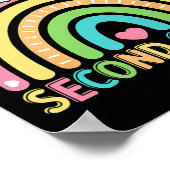 Second Grade Vibes First Day Of 2nd Grade Crew Gir ポスター (角)