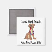 Second Hand Animals Make First Class Magnet マグネット (正面/裏面)