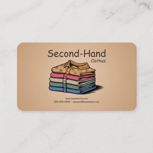Second-Hand Clothes 名刺 (正面)