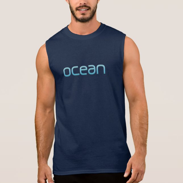 second OCEAN POOL SHIRT 袖なしシャツ (正面)