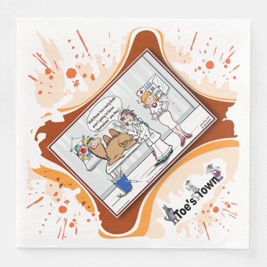 Second Opinion | Get Well Dinner Napkin (正面)