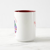 Second Place Ugly Sweater Winner Christmas マグカップ (中央)