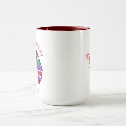 Second Place Ugly Sweater Winner Christmas マグカップ (中央)