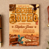 Second Rodeo – カウボーイボーイ第2誕生日 招待状