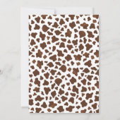 Second Rodeo Western Pink Cowgirl 2nd Birthday 招待状 (裏面)