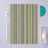 Secondary Whimsy Striped Tissue Paper 薄葉紙 (クラフト)