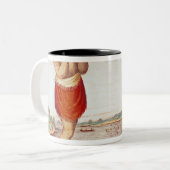 Secotonからの若いNoblewoman ツートーンマグカップ (正面左)