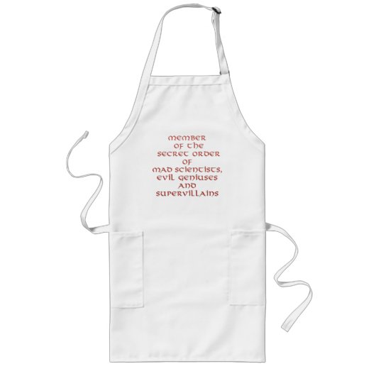 Secrect順序のエプロンのメンバー ロングエプロン (正面)