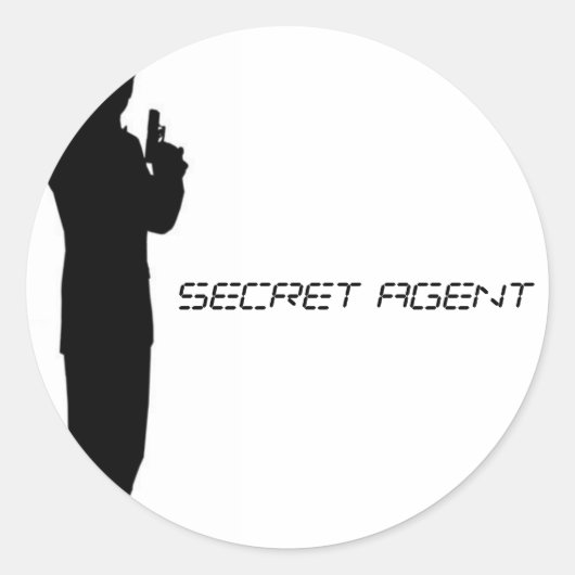 secret_agent_double-large,シークレットエージェント ラウンドシール (正面)
