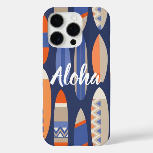 Secret Beach Hawaiian Surfboards - Blue Case-Mate iPhoneケース (裏面)