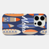 Secret Beach Hawaiian Surfboards - Blue Case-Mate iPhoneケース (裏面 (横))