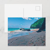 Secret Beach, Kauai ポストカード (正面/裏面)
