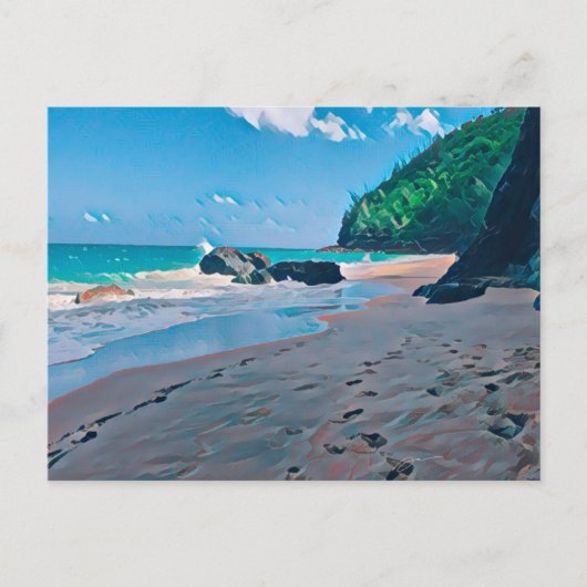 Secret Beach, Kauai ポストカード (正面)
