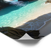 Secret Cove With Turquoise Water ポスター (角)