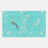 Secret d’Indochine Wedding Chinoiserie Sticker 長方形シール (正面)