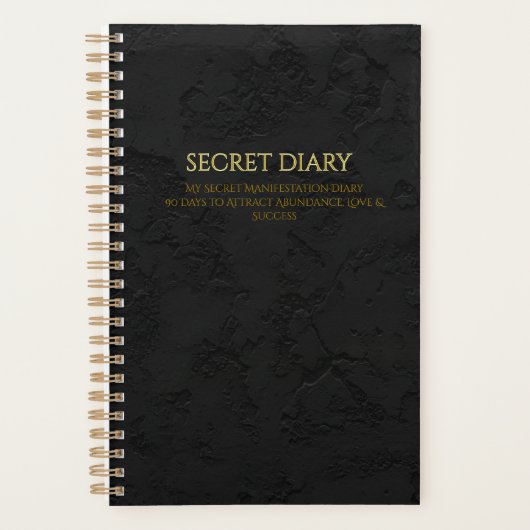 Secret Diary  My Secret Manifestation Diary 90 Day プランナー手帳 (正面)