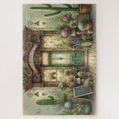 Secret Garden Cactus Shop Plant Nursery Gift ジグソーパズル (縦)