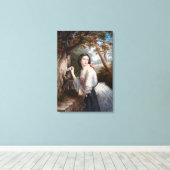 Secret Girl's True Forbidden Love Note Valentine キャンバスプリント (インサイチュ (ウッドフロア))